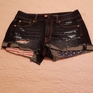 Ae denim shorts